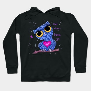Owl always love you Hoodie